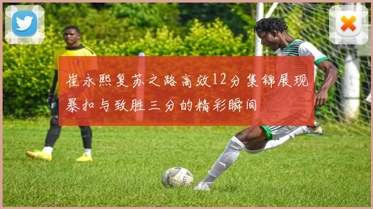 崔永熙复苏之路高效12分集锦展现暴扣与致胜三分的精彩瞬间